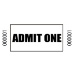 admission roll tickets – standard